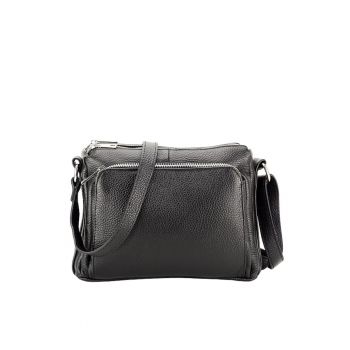 Geanta maro cafeniu din piele naturala Camelia 124 18116