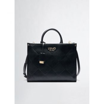 Geantă neagră de Cumpărături Liu Jo – Design Diamond - Default Title