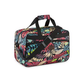 Geanta pentru voiaj impermeabila - cu o bareta detasabila - Multicolor - Imprimat - Floral