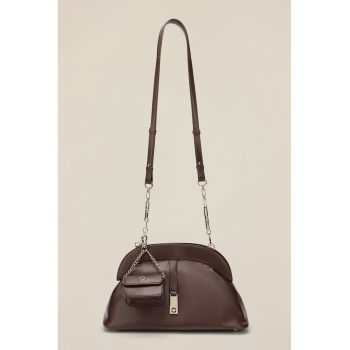 Geanta plic de piele ecologica cu etui detasabil