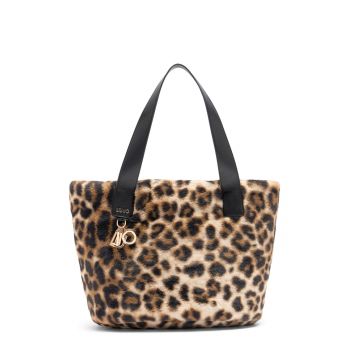 Geanta shopper de blana sintetica