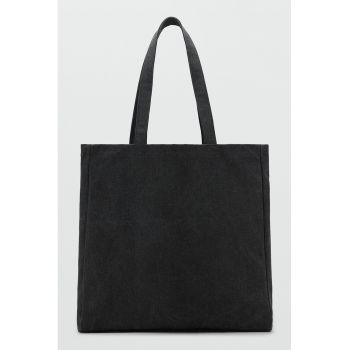 Geanta tote din bumbac si panza