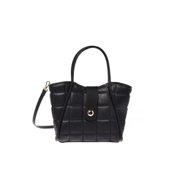 Geanta tote matlasata din piele