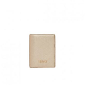 Portofel Compact Liu Jo în Nuanță Auriu Metalic – Accesoriu Elegant - Default Title