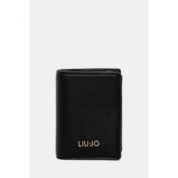 Portofel Liu Jo Negru cu Textură Tumbled – Eleganță și Funcționalitate - Default Title