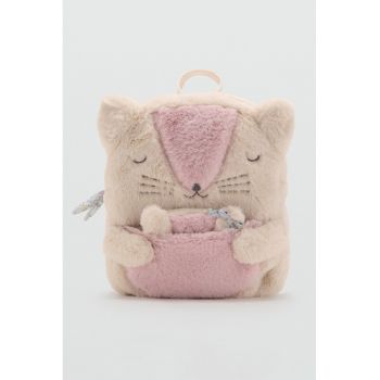 Rucsac pufos cu etui