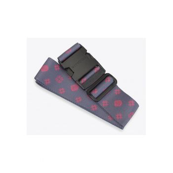 Centura de siguranta pentru bagaje  poliester roz si violet - 5cm x 103-190cm