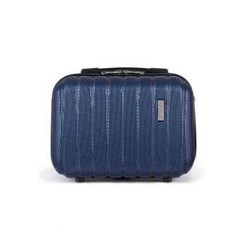 Geanta calatorie ABS stl902 - Solier - 38 L - 32x25 cm - albastru inchis