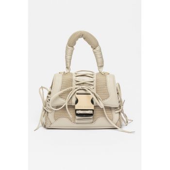 Geanta crossbody cu segmente de plasa Bdiego