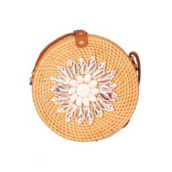 Geanta crossbody din paie