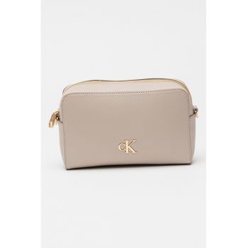 Geanta crossbody din piele ecologica cu logo