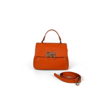 Geanta dama Muse  piele naturala portocaliu