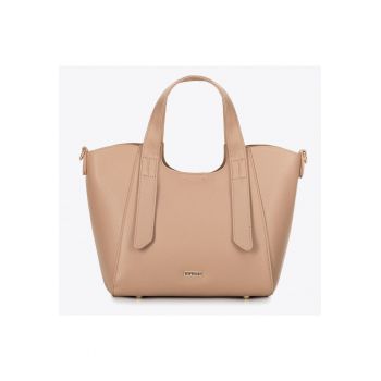 Geanta dama  piele ecologica - bej