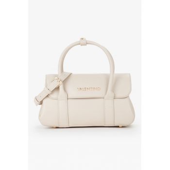 Geanta de piele ecologica cu bareta de umar si aplicatie logo metalica