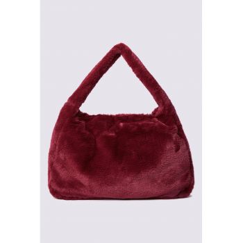 Geanta de umar cu aspect pufos