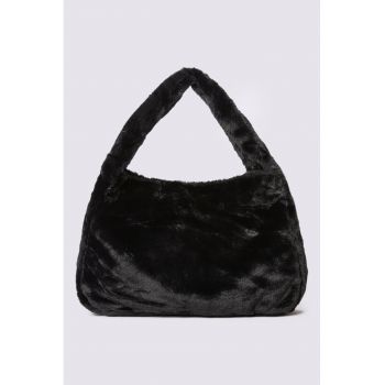 Geanta de umar cu aspect pufos