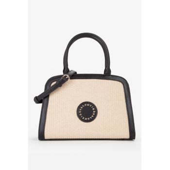 Geanta din paie de hartie cu maner Sayor