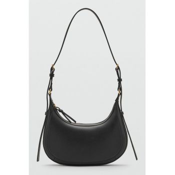 Geanta din piele ecologica cu bareta de umar ajustabila