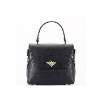 Geanta din piele naturala cu accesoriu tip albina B-1505A 123