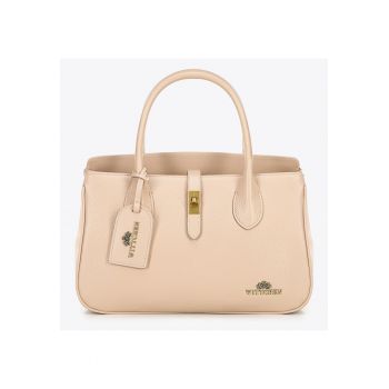 Geanta  din piele naturala cu ciucure compartimentedwqf