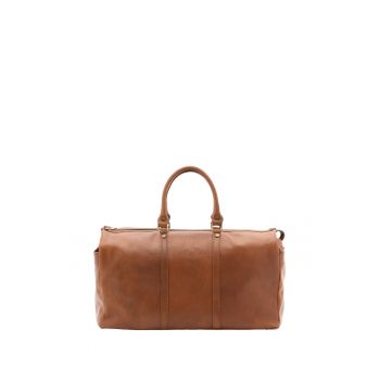 Geanta duffle de piele cu manere - 35L