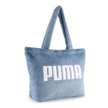 Geanta shopper cu blana sintetica