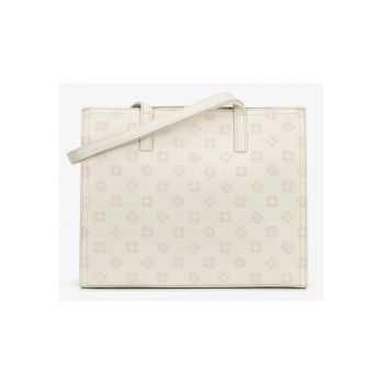 Geanta shopper din piele ecologica -  3 compartimente