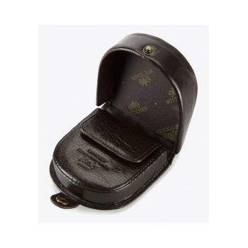 Portofel barbati  piele naturala - design ergonomic - 1 compartiment - maro