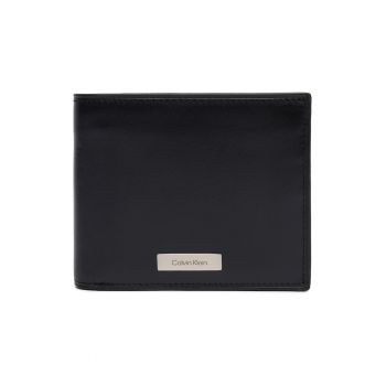 Portofel barbati -  piele naturala - negru - universal