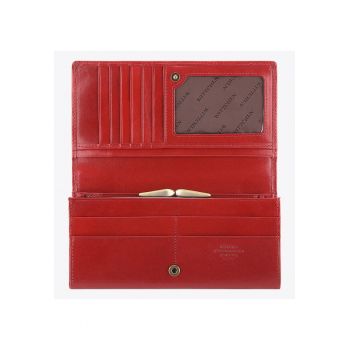 Portofel dama  colectia 11 - piele naturala - aurie - 18 -5x9 -5cm