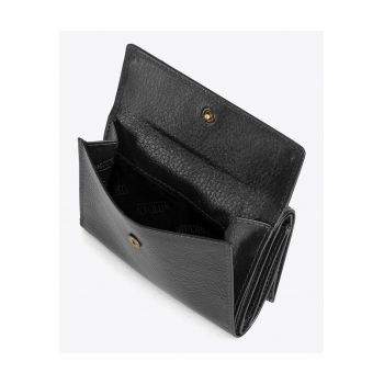 Portofel dama  piele naturala - 8 locuri pentru carduri - 9x12cm