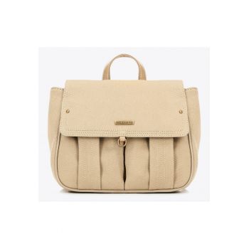 Rucsac fashion dama  bej - 44% bumbac - 36% poliester - 20% poliuretan