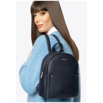 Rucsac fashion dama  piele ecologica - bleumarin