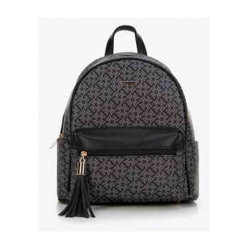 Rucsac fashion dama  piele ecologica - negru