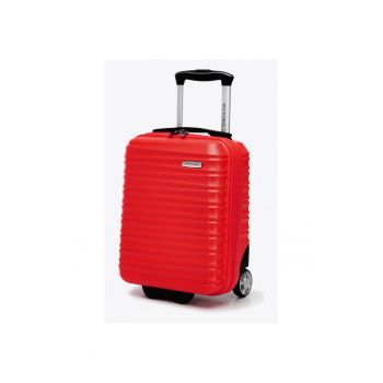 Troler  cabina - ABS - rosu - 2 roti