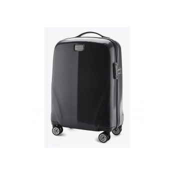 Troler  PC Ultra Light - 4 roti - sistem TSA - negru - 55x40x20cm