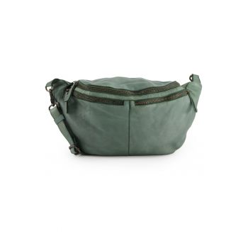 Borseta din piele naturala cu curea detasabila