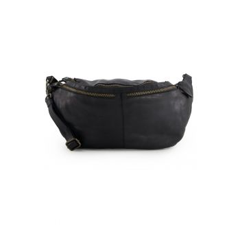 Borseta din piele naturala cu curea detasabila