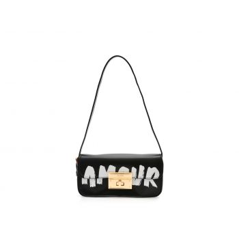 Geanta ALDO neagra, AMANDY 001, din piele ecologica