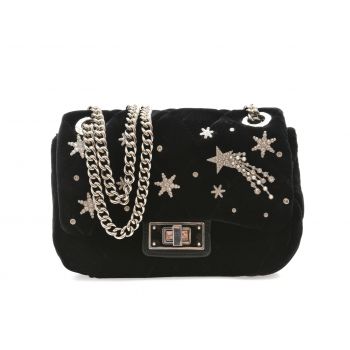 Geanta ALDO neagra, MARCIANA 668, din material textil