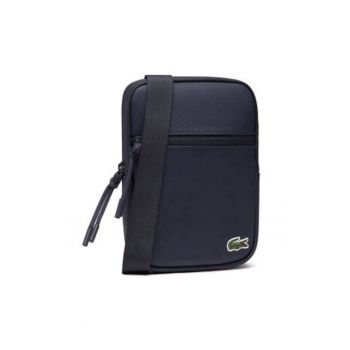 Geanta barbati  Poliuretan - 19x9.5x3 cm - bleumarin