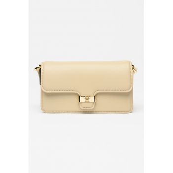 Geanta crossbody cu clapa Heritage