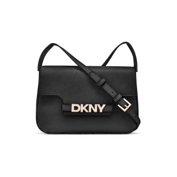Geanta crossbody de piele cu logo