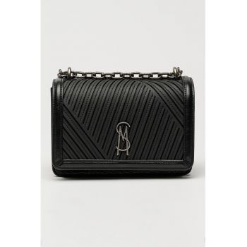 Geanta crossbody de piele ecologica cu bareta lant