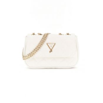 Geanta crossbody de piele ecologica cu bareta lant