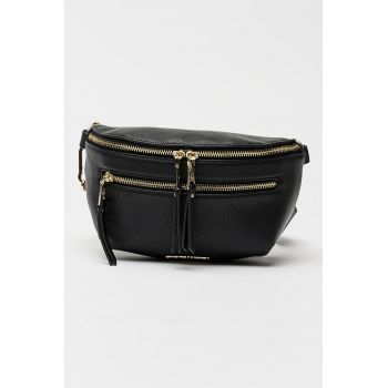 Geanta crossbody de piele ecologica cu bareta suplimentara