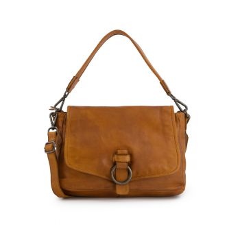 Geanta crossbody din piele cu bareta detasabila