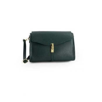 Geanta crossbody din piele cu curea detasabila