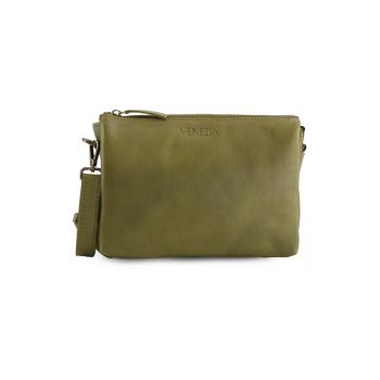 Geanta crossbody din piele cu logo