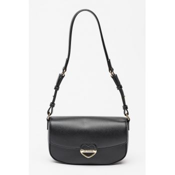 Geanta crossbody din piele ecologica cu clapa